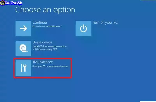إعادة تعيين إعدادات Windows 11