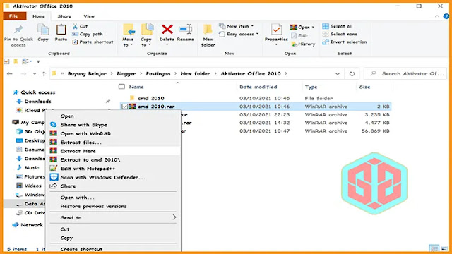 Extract Winrar