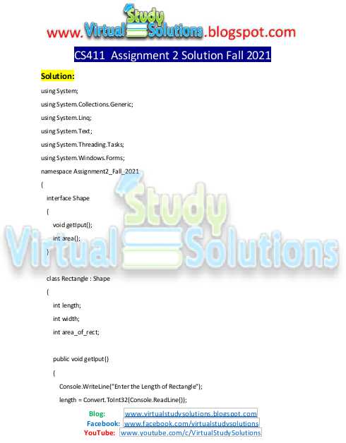 CS411 Assignment 2 Solution Preview Fall 2021