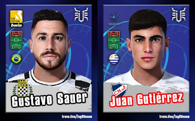 PES 2021 Faces Juan Gutiérrez & Gustavo Sauer by IagoVenom