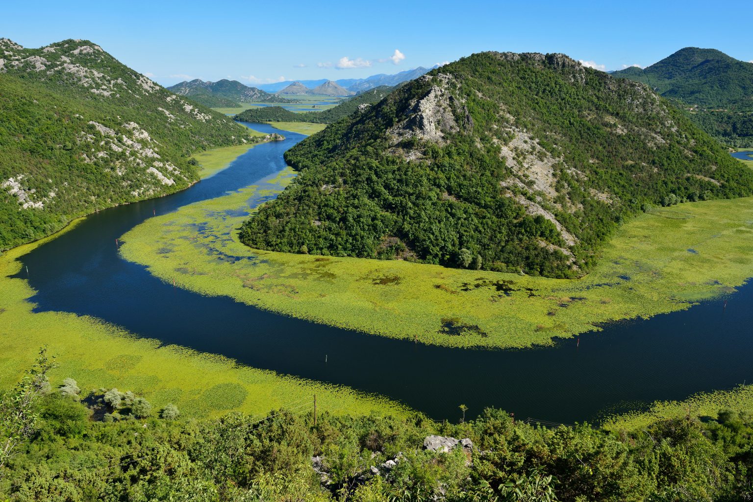 Подковообразный изгиб Скадарского озера, Черногория