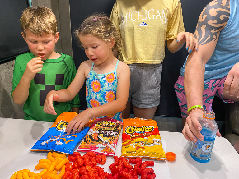 Tales of the Flowers: Cheetos Flamin' Hot Pepper Puffs taste test