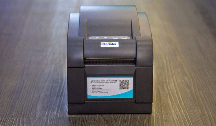 Máy in nhiệt Xprinter 350B - Giấy in mã vạch 2 tem khổ 35x22, 72x22mm giá rẻ tp hcm