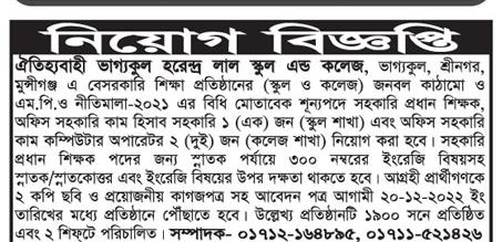 All Daily Newspaper Job Circular 04 December 2022 - দৈনিক পত্রিকা চাকরির খবর ০৪ ডিসেম্বর ২০২২ - আজকের চাকরির খবর পত্রিকা ০৪-১২-২০২২ - আজকের চাকরির খবর ২০২২-২০২৩ - চাকরির খবর ২০২২-২০২৩ - দৈনিক চাকরির খবর ২০২২-২০২৩ - Chakrir Khobor 2022-2023 - Job circular All 2022-2023