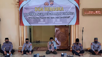 Wujudkan Pilkades Damai, Polres Serang Kota Gelar Do'a Bersama