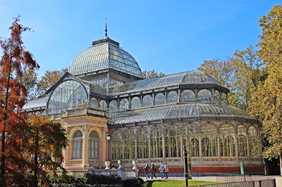 El Palacio de Cristal en el Parque de El Retiro