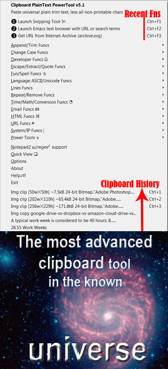 PlainText Clipboard Power Tool v5.1 - 2023