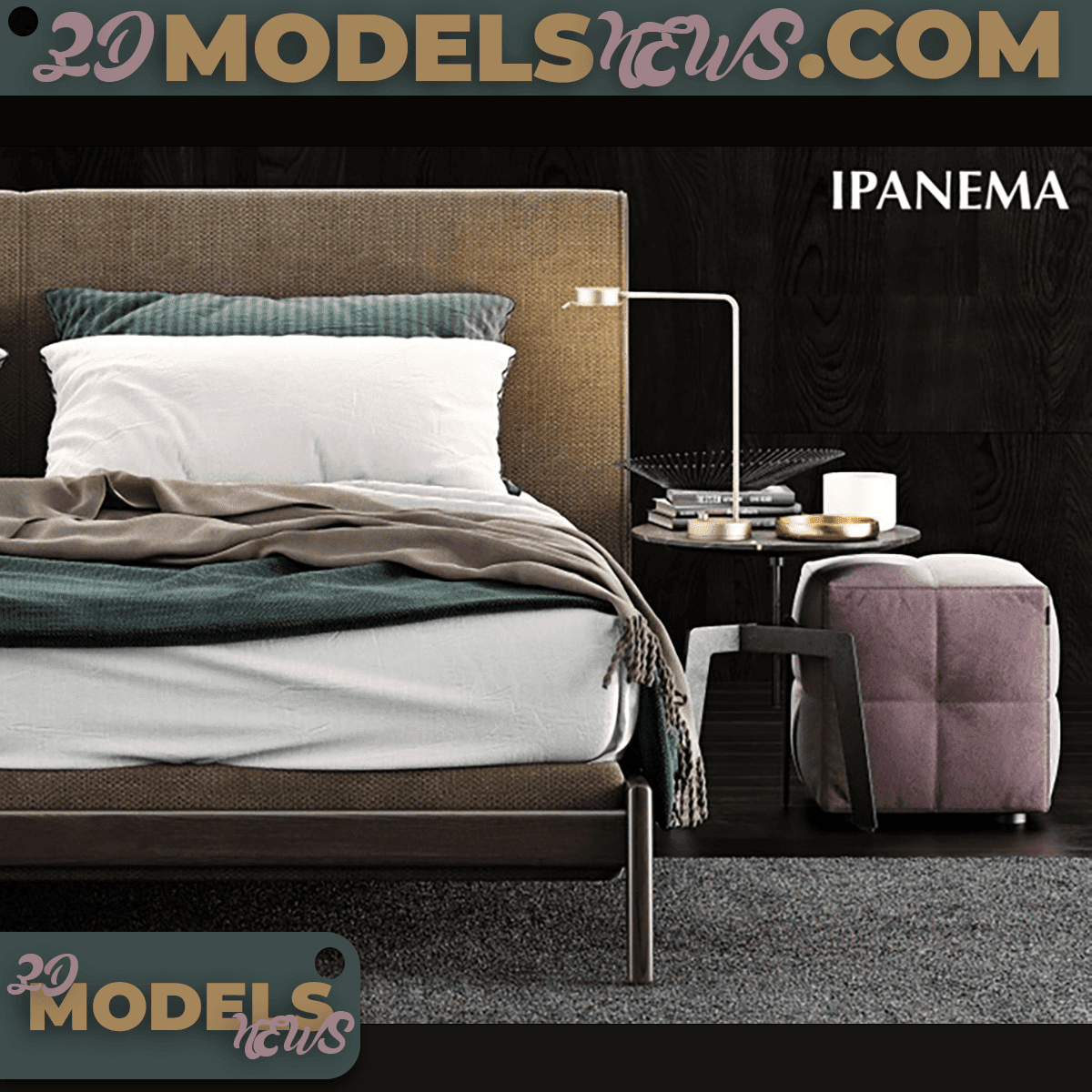 Poliform lpanema Bed Model 9