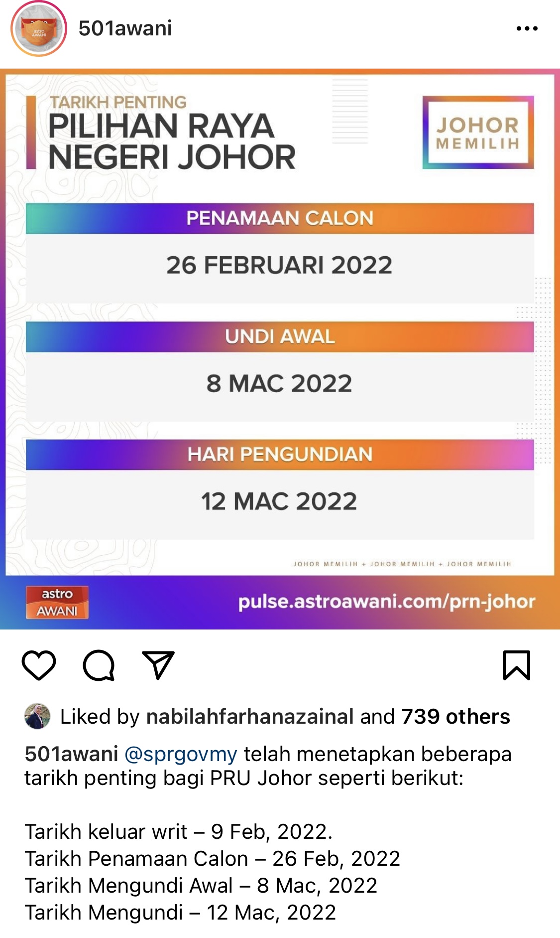 Hari mengundi di Johor - PRN Johor 2022