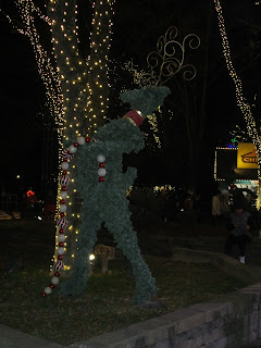 Reindeer Topiary at Carowinds Winterfest