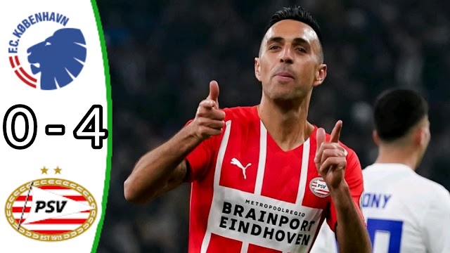 Copenhagen vs PSV 0-4 / Eran Zahavi Goals and Extended Highlights / Europa Conference League 