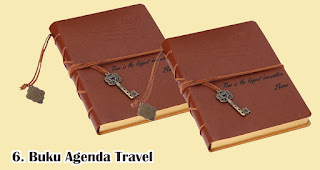 Buku Agenda Travel merupakan salah satu jenis buku agenda yang sering dijadikan perlengkapan tulis dan souvenir
