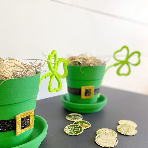 Flower Pot Leprechaun Hat St. Patrick's Day Craft
