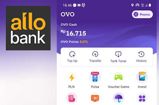 Cara Top Up OVO lewat Allo Bank Menggunakan Kode Virtual Account