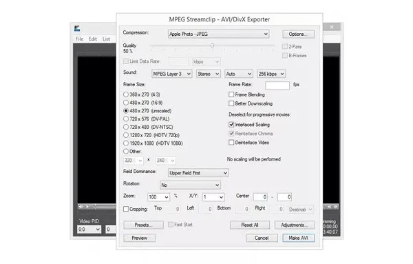 mpegstreamclip هو أفضل برنامج مجاني لتحويل تنسيقات الفيديو لنظام Windows