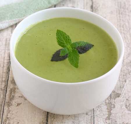 Springtime Pea Soup with Mint Recipe