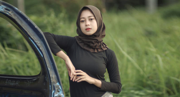 ootd hijab,images,photo,Nanda Frisca,selebgram,foto model.