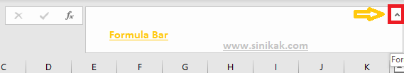 CARA MEMPERLEBAR DAN MEMPERSEMPIT FORMULA BAR EXCEL