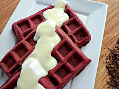 Red Velvet Waffles