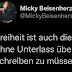 La llibertat és també la llibertat de no haver d'escriure...  per Micky Beisenherz