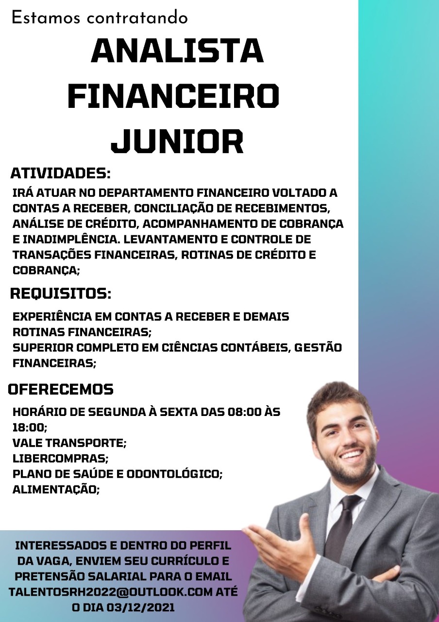 Analista financeiro Júnior 