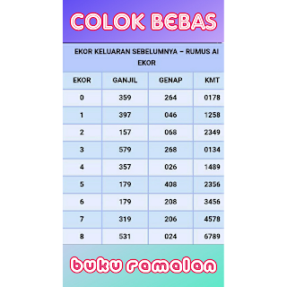 Colok Bebas SDY Siang Ini