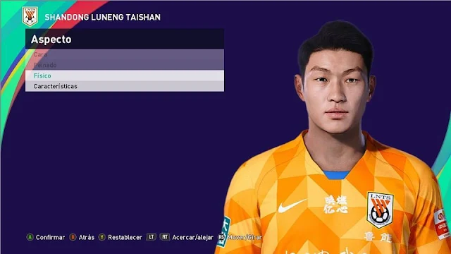 Guo Tianyu Face For eFootball PES 2021