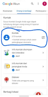 Cara Menghapus Kontak di Akun Google Lewat Google Chrome HP