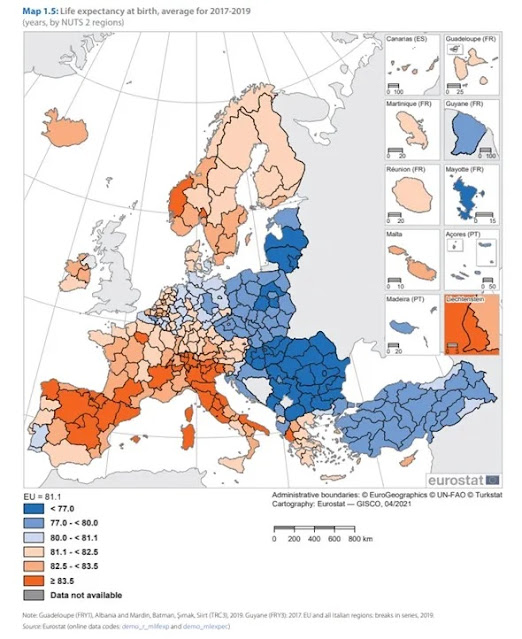 Tirana and Elbasan reached the European average for life expectancy in 2019