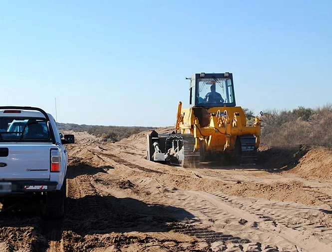 Reconstruyen los tramos más degradados de las rutas 179 y 190 en el Sur provincial