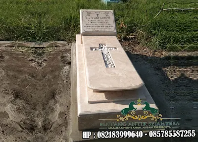 DAFTAR HARGA 20 JENIS KIJINGAN MAKAM MARMER GRANITE TERLARIS BERIKUT NISAN NYA