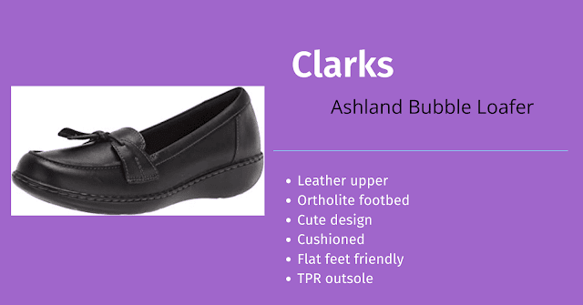 Clarks Women's Ashland Bubble plantar fasciitis Loafers