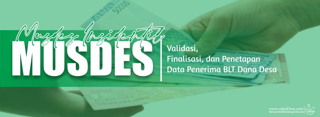 Materi Musdes Khusus BLT Dana Desa