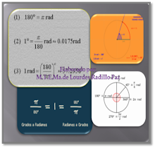 CONVERTIR RADIANES A  GRADOS MINUTOS SEGUNDOS Y DE GRADOS A RADIANES
