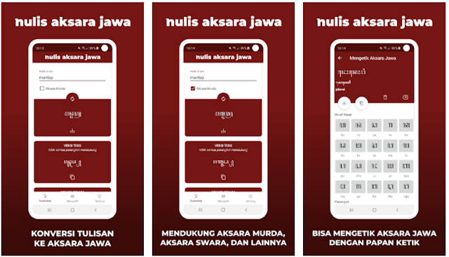 Aplikasi Translate Aksara Jawa Ke Latin