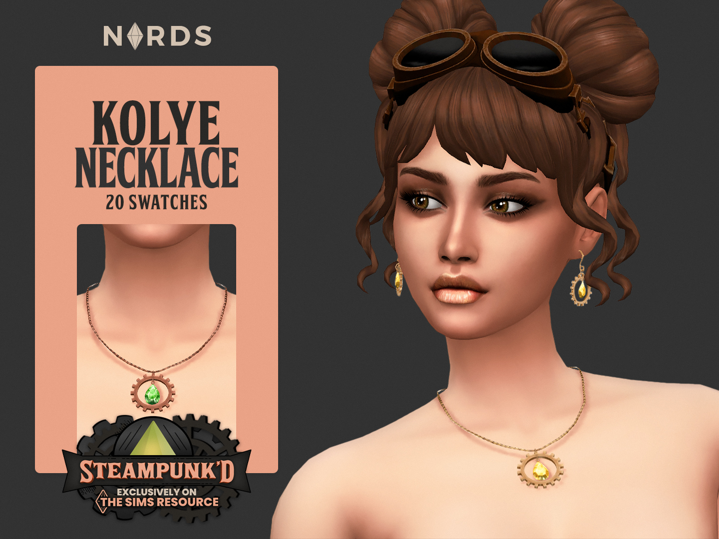Kolye Necklace Sims 4 CC Accessories