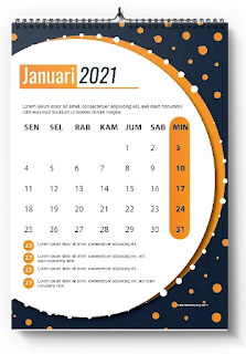 Free Kalender PSD: Download Desain Kalender Photoshop 2021/2022