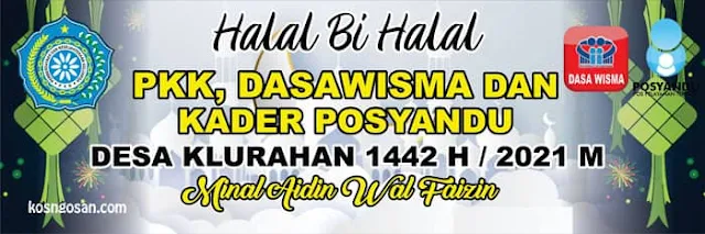 contoh banner halal bi halal