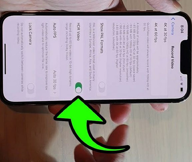 How to turn off HDR on iPhone 13