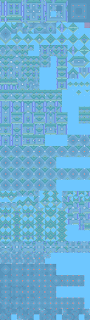 Tileset image with corner-type annotations rendered over top.