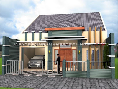 Desain Tampak Rumah Probolinggo