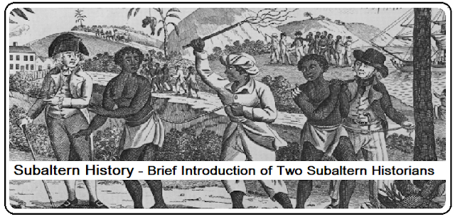 What do you know about subaltern history? Give a brief introduction of two subaltern historians.