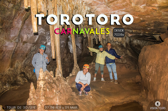 carnavales en torotoro tierra de dinosaurios TORO TORO viajes y turismo feriado nacional green trip aventura extrema dreams limite al extremo boltour tropical tours vision tours bolivia