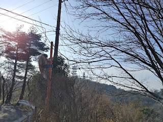 菊水山山頂のアンテナ