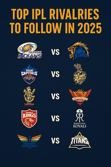 Top IPL Rivalries to Follow in 2025
