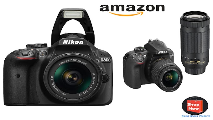 Nikon D3400 DSLR Camera with AF P DX NIKKOR 18 55mm 6G VR and AF P DX NIKKOR 70 300mm On Amazon