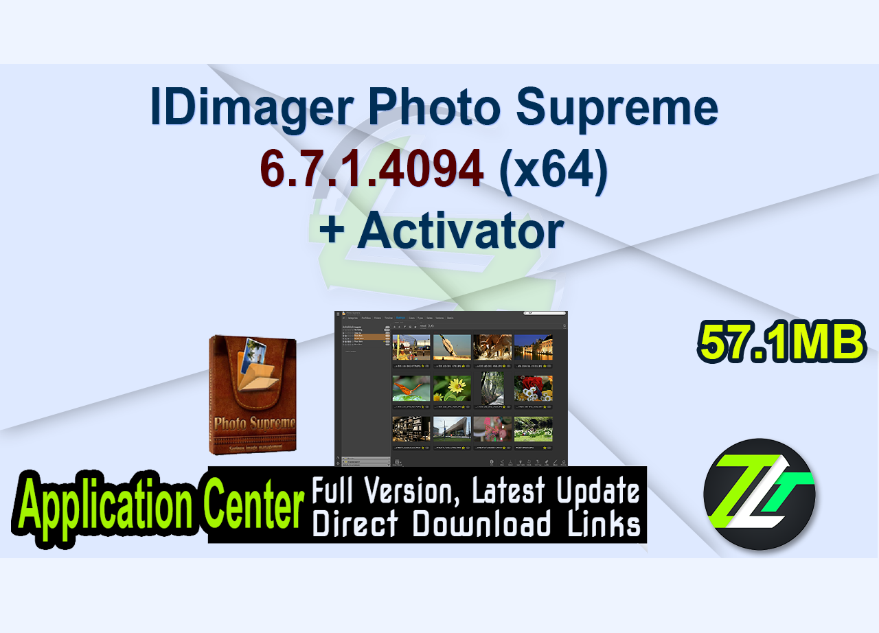IDimager Photo Supreme 6.7.1.4094 (x64) + Activator