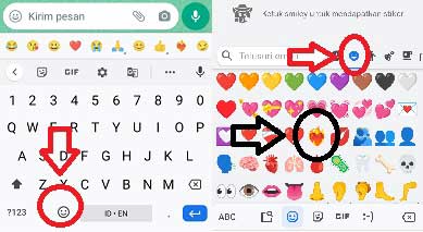 cara membuat emoji love api di android tanpa aplikasi
