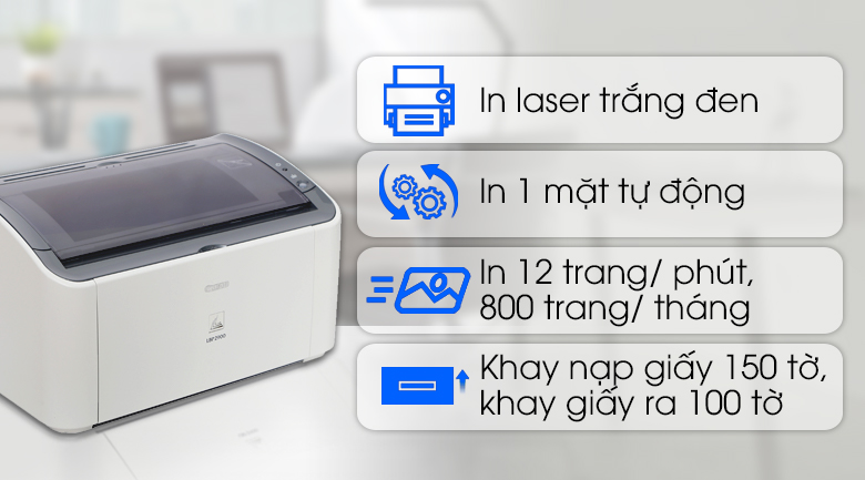 Máy in CANON LBP 2900 bền, in nhanh