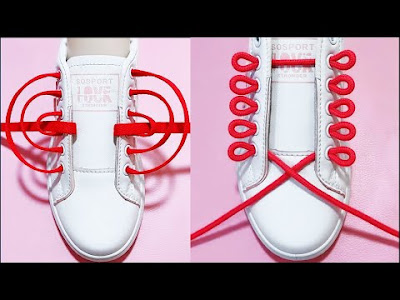 How To Tie Shoelaces - 24 Creative Ways to Fasten Tie Your Shoes Tutorial Step by Step, #13